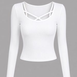 criss cross top for girl's